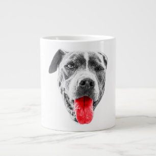 Halloween Hund Flame Jumbo Mugg
