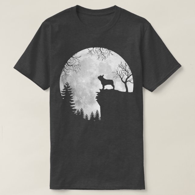Halloween Hund Frenchie Tee Frenchie Hund Howl (Design framsida)