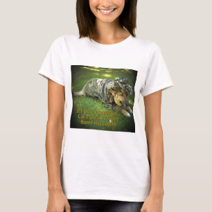 Halloween Hund i Camouflage Tee