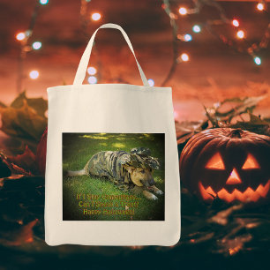 Halloween Hund i Camouflage Tygkasse
