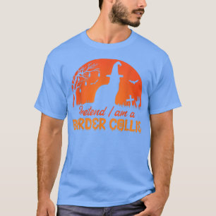 Halloween Hund låtsas att jag är Gräns Collie för T Shirt