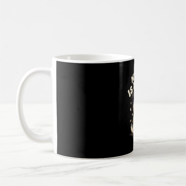 Halloween Hund Min Hund Är Min Kärlek Kaffemugg (Vänster)