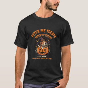 Halloween Hund Pumpa Bus T Shirt