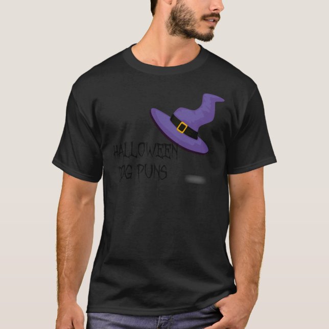 Halloween Hund Puns-familjen   T Shirt (Framsida)
