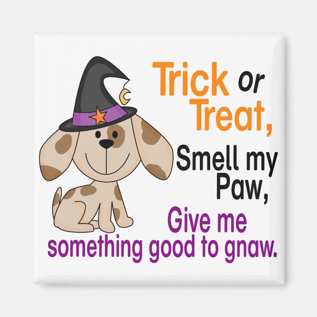 Halloween Hund Smell My Tass 1 Magnet (Framsidan)