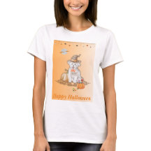 Halloween Hund Spiders & Fladdermus T-Shirt