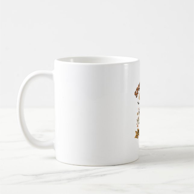 Halloween Hund Spökpinnar Kaffemugg (Vänster)