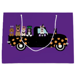 Halloween Hundar i Pickupa Lastbil
