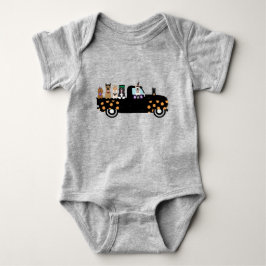 Halloween Hundar i Pickupa Lastbil T Shirt