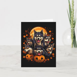 Halloween Hundar T-Shirt2 Kort