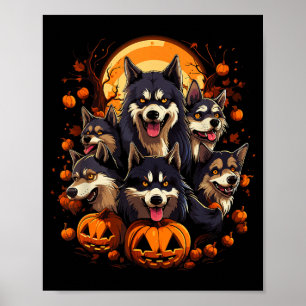 Halloween Hundar T-Shirt2 Poster