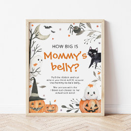 Halloween hur stort är Mamma Belly Shower Game? Poster