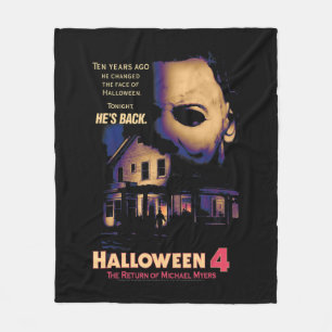 Halloween hus och mask  fleecefilt
