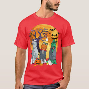Halloween Husky Hund Zombie Jack o lantern Pumpkin T Shirt