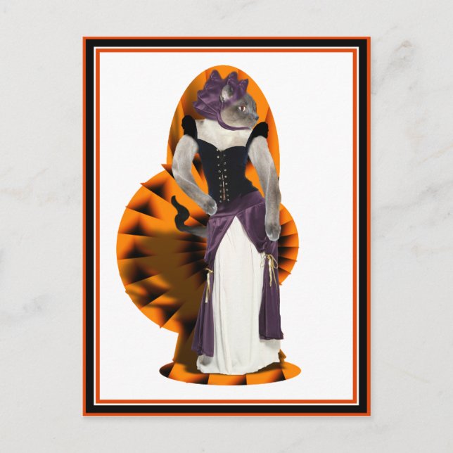 Halloween Hussy Vykort (Framsida)