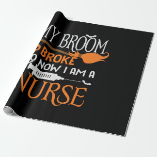 Halloween I Am A Nurse Birthday Presentpapper