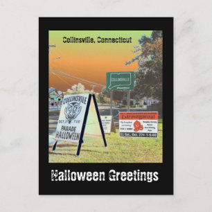 Halloween i Collinsville Vykort