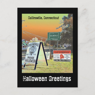 Halloween i Collinsville Vykort