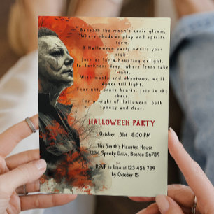 Halloween I Dikt Inbjudningar