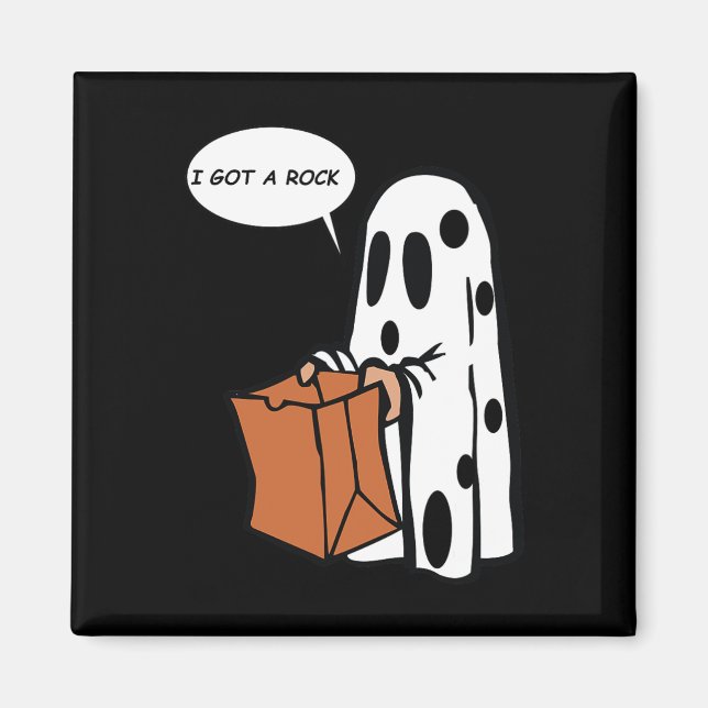 Halloween I Har A Sten Ghost Magnet (Framsidan)