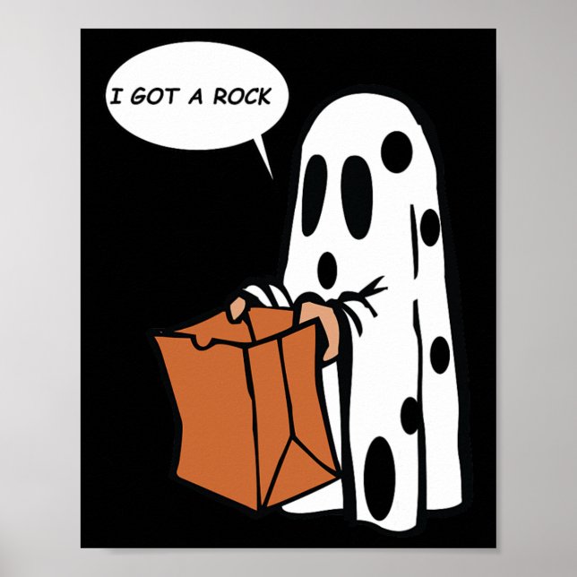 Halloween I Har A Sten Ghost Poster (Framsidan)