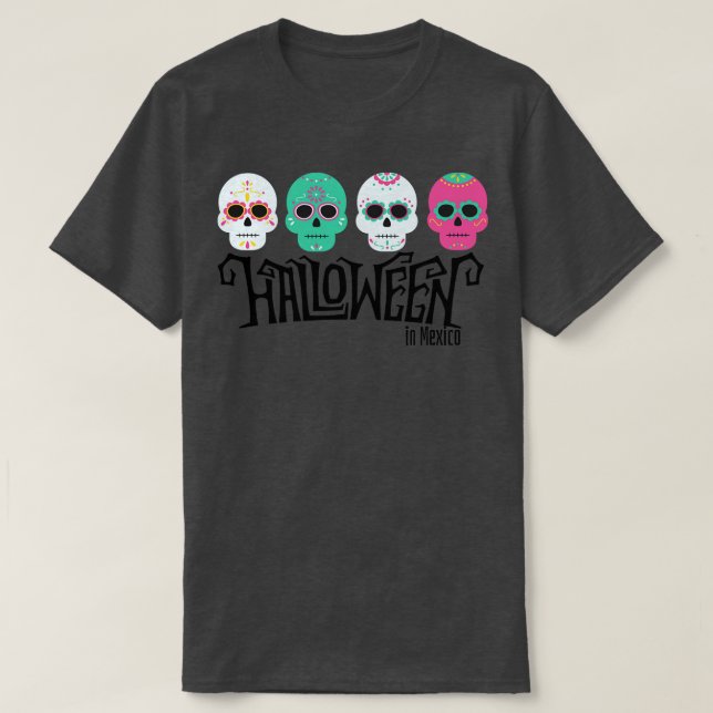 Halloween i Mexiko T Shirt (Design framsida)