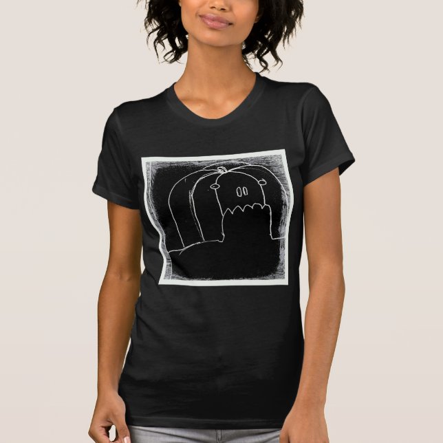 halloween i svart parad yaie t-shirt (Framsida)