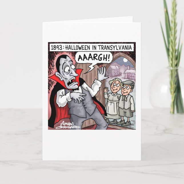 Halloween i Transylvania Kort (Framsida)