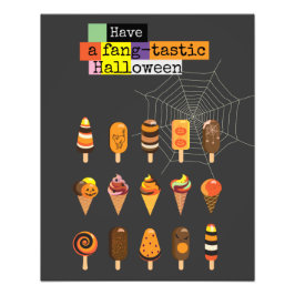 Halloween Ice Cream-händelsen har fang-tastic Fototryck