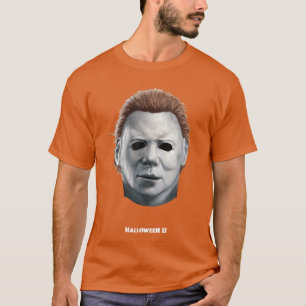 Halloween II Michael Myers stort ansiktsdräkt komp T Shirt