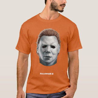 Halloween II Michael Myers stort ansiktsdräkt komp T Shirt