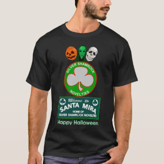 Halloween III - Silver Shamrock och Santa Mira T Shirt