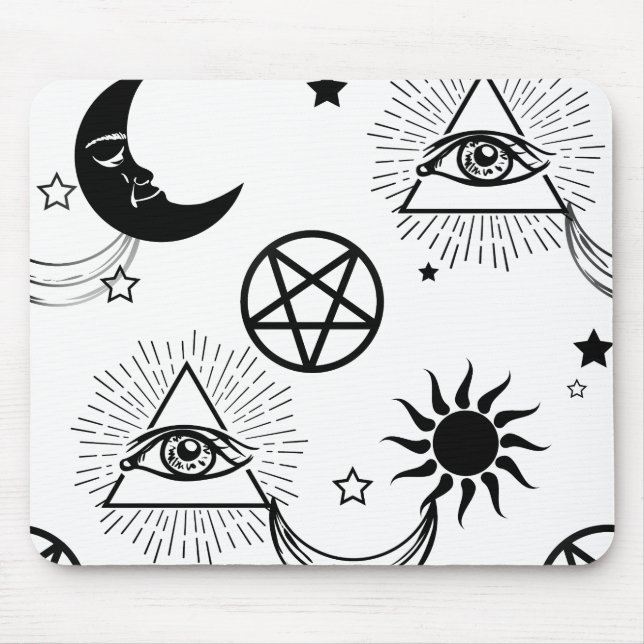 halloween illuminati öga musmatta (Framsidan)