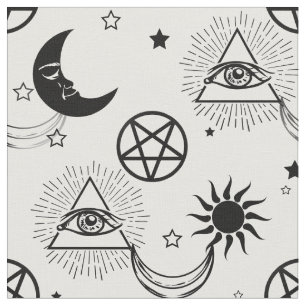 halloween illuminati öga tyg