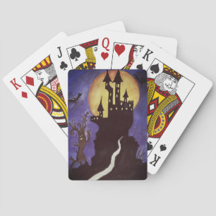 Halloween Illustartion slår till klassikern som Spel Kort