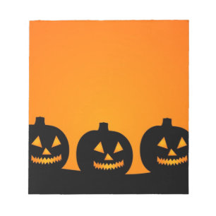 Halloween Illustration Anteckningsblock
