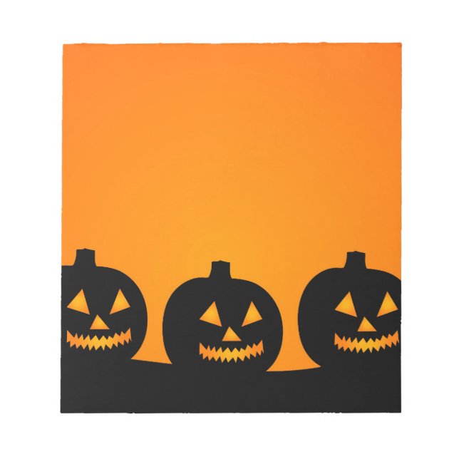 Halloween Illustration Anteckningsblock (Framsida)