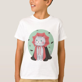 Halloween Illustration: Vampyre Cat T Shirt