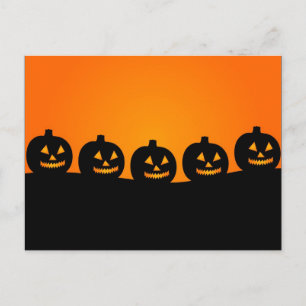 Halloween Illustration-vykort Vykort