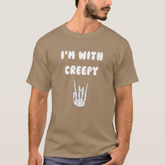Halloween im med läskig familj t shirt