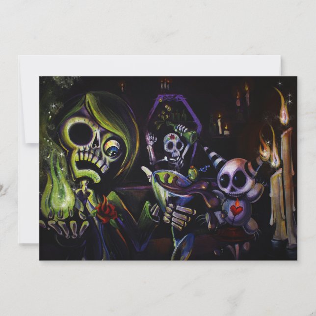 Halloween inbjudan (Framsida)