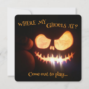 Halloween-inbjudan