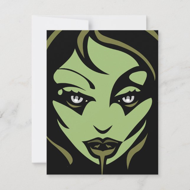 Halloween-inbjudan, Anpassningsbar Halloween Zombi Inbjudningar (Framsida)