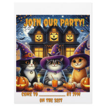 Halloween Inbjudan Flyer