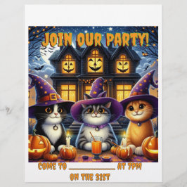 Halloween Inbjudan Flyer