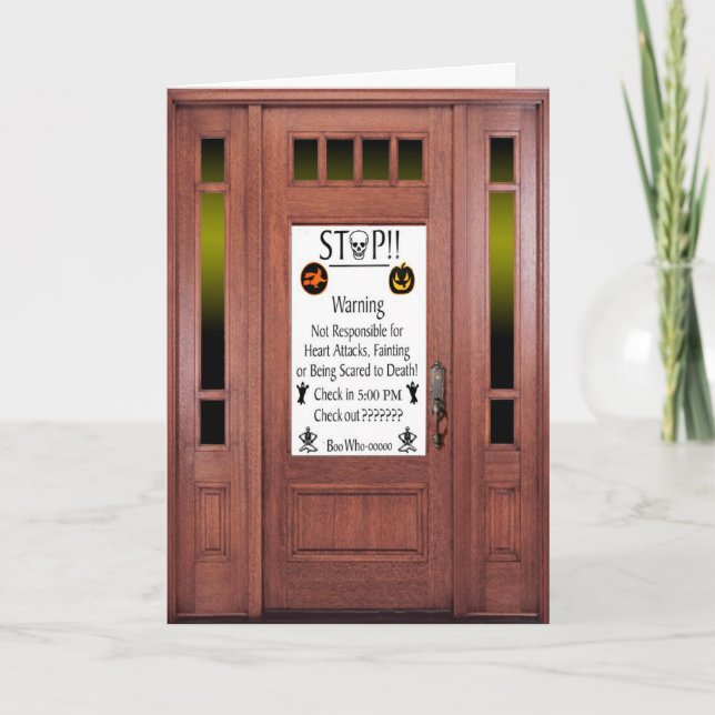 Halloween-inbjudan Inbjudan (Framsida)