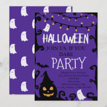 Halloween-inbjudan