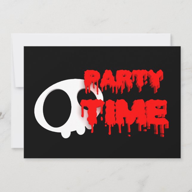 Halloween-inbjudan Inbjudningar (Framsida)