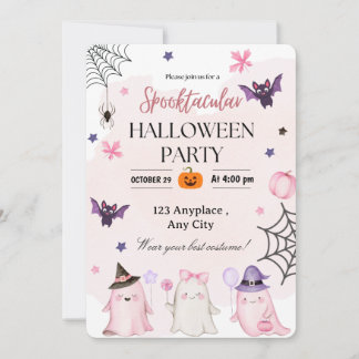 Halloween-inbjudan Inbjudningar