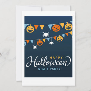 Halloween-inbjudan Inbjudningar
